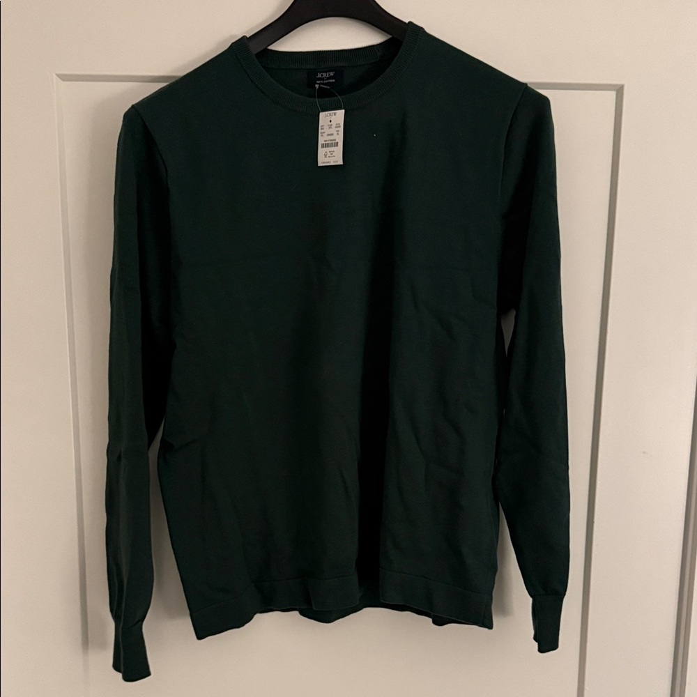 J. Crew Forest Green Knit Top XL